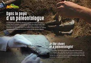 Panneau Dans la peau d’un paléontologue