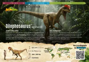 Panneau Dilophosaurus