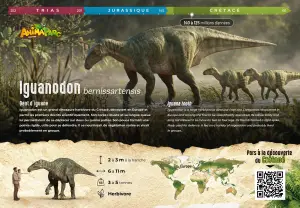 Panneau Iguanodon