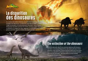 Panneau La disparition des dinosaures