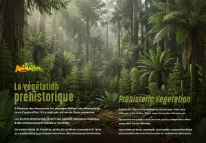 Panneau La végétation préhistorique