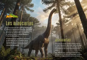 Panneau Les araucarias