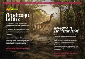 Panneau L’ère Mésozoïque — Le Trias