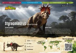 Panneau Styracosaurus