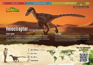 Panneau Velociraptor