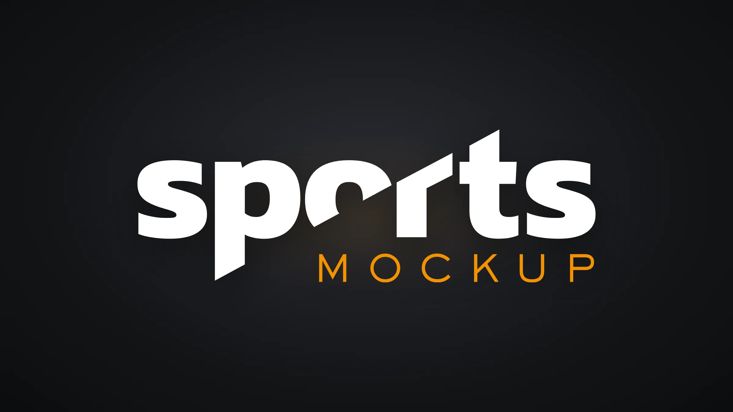 Le logo Sports Mockup