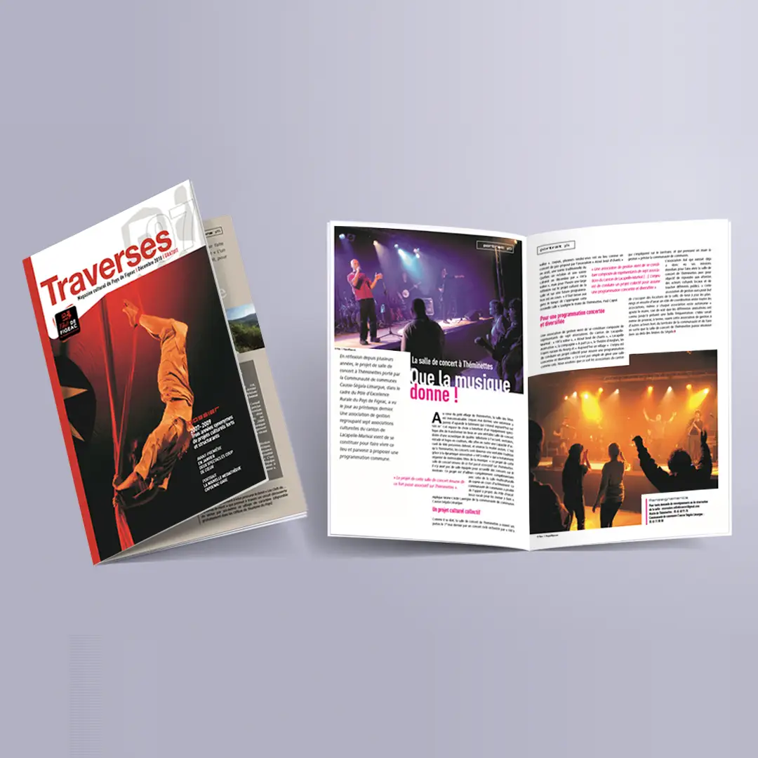 Publicité, Print Ville de Figeac