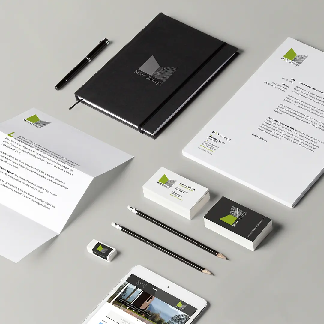 Print, Logotype MG Concept