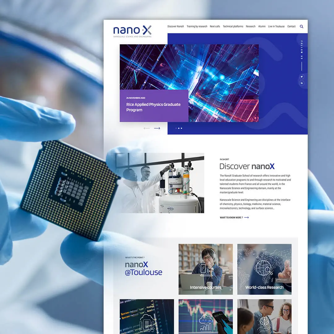 Création de site internet NanoX