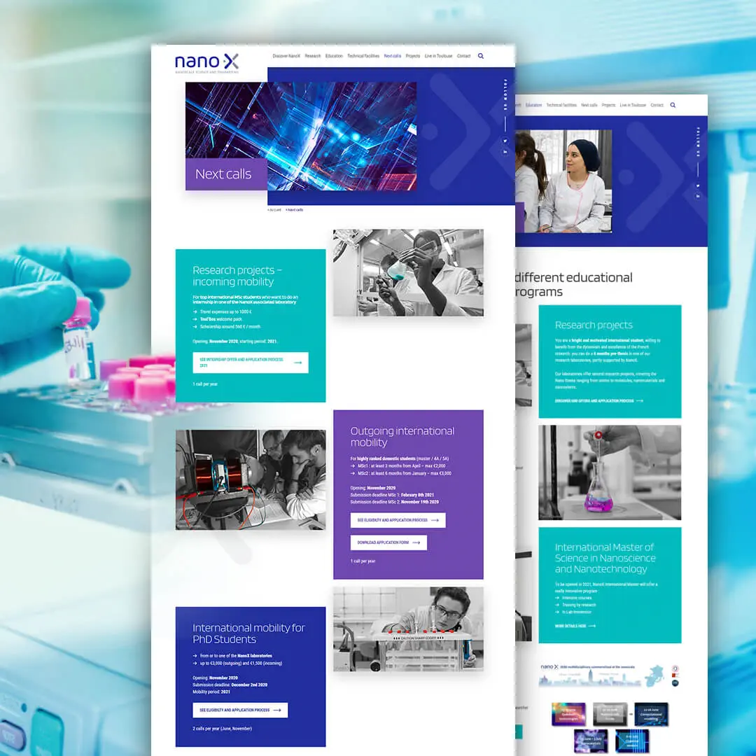 Création de site internet NanoX