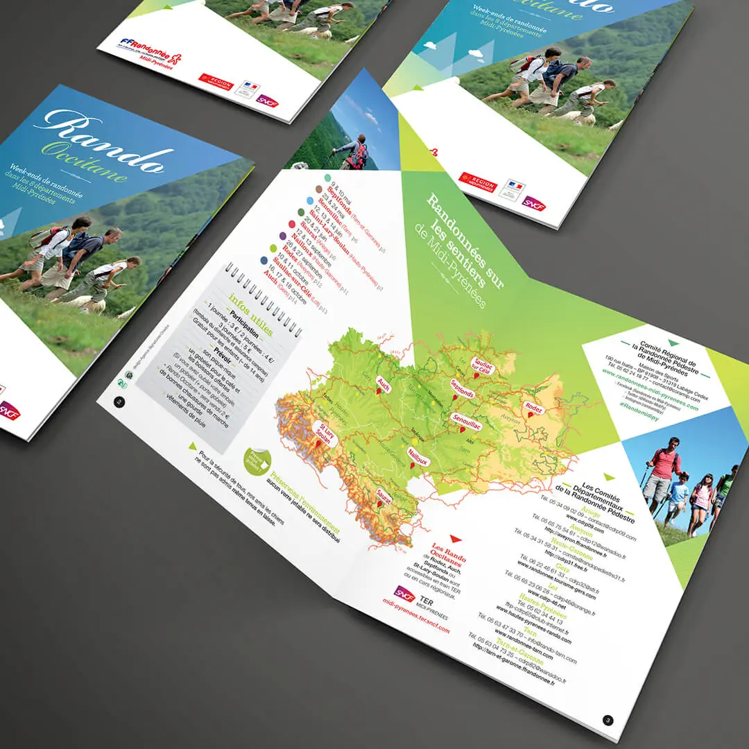 Publicité, Print Fédération Française de Randonnée