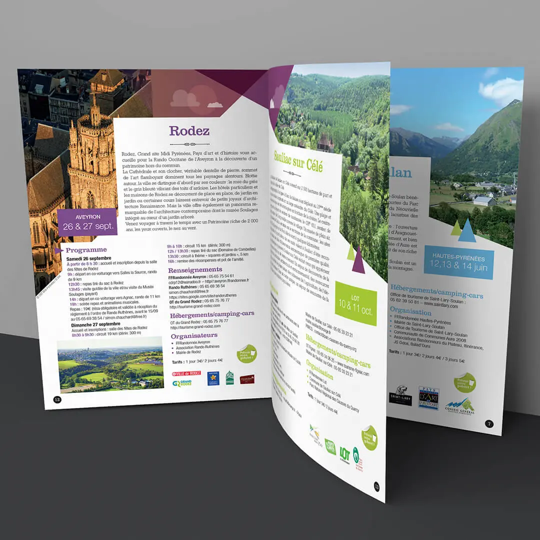 Publicité, Print Fédération Française de Randonnée