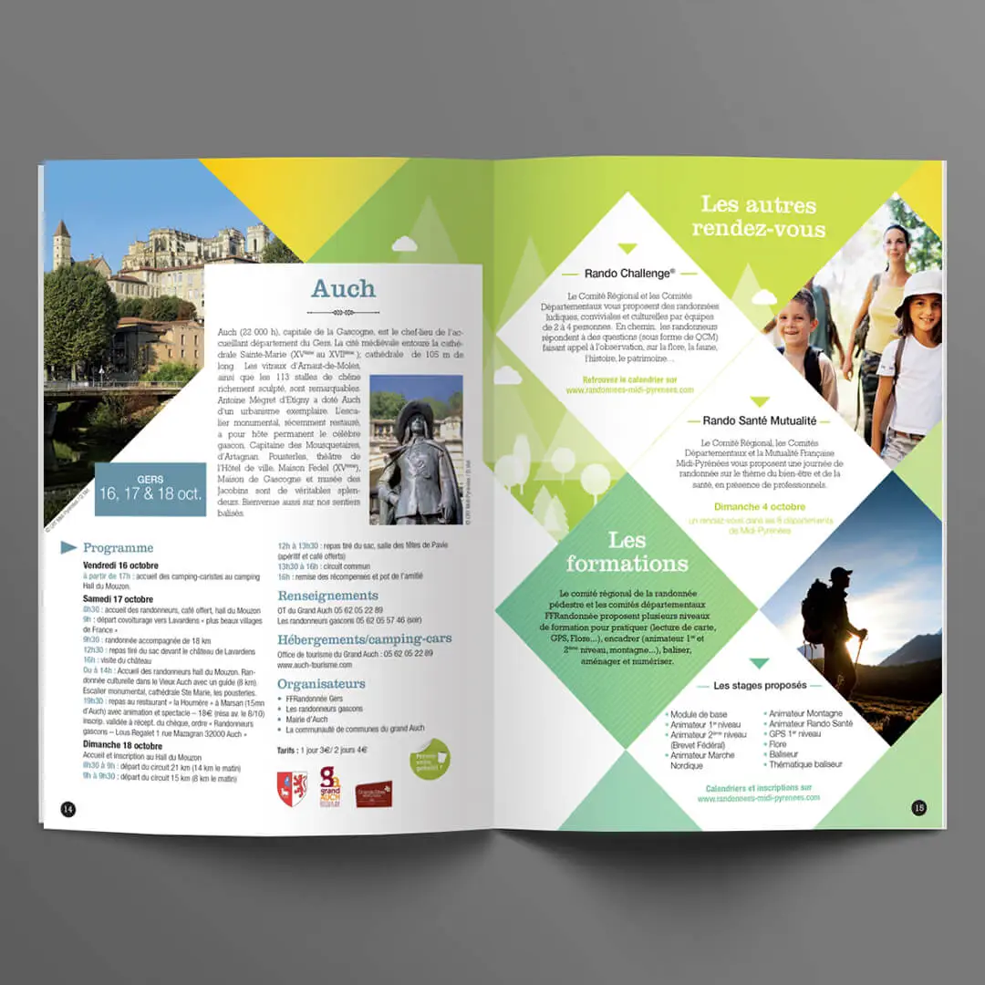 Publicité, Print Fédération Française de Randonnée