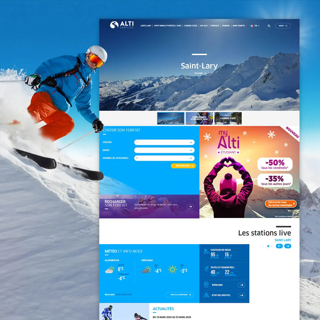 Création de site internet Altiservice