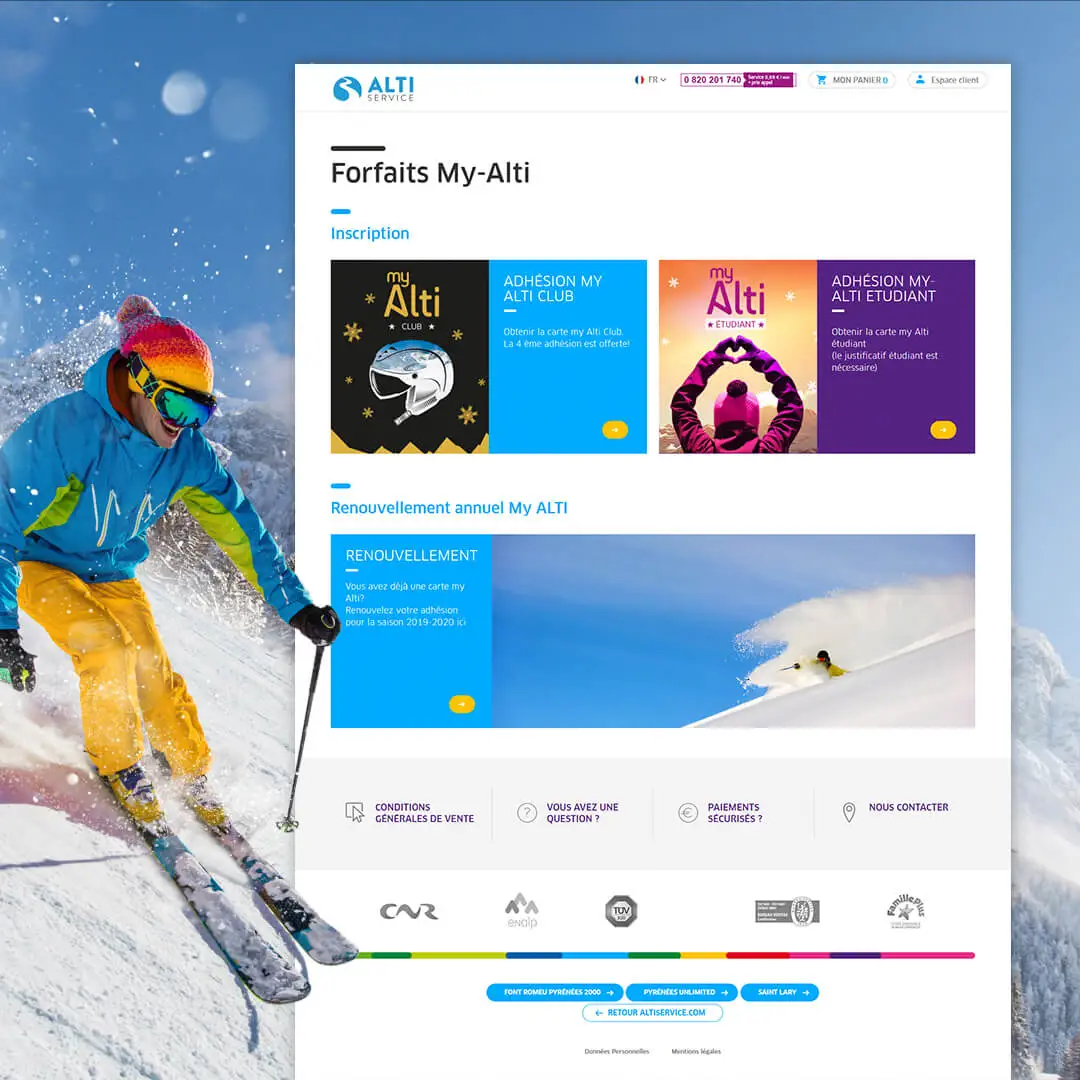 Création de site internet Altiservice