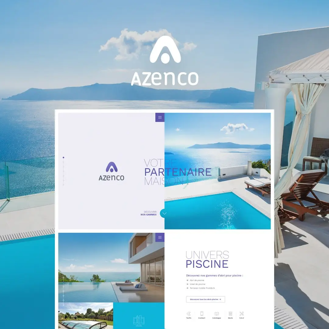 Création de site internet Azenco