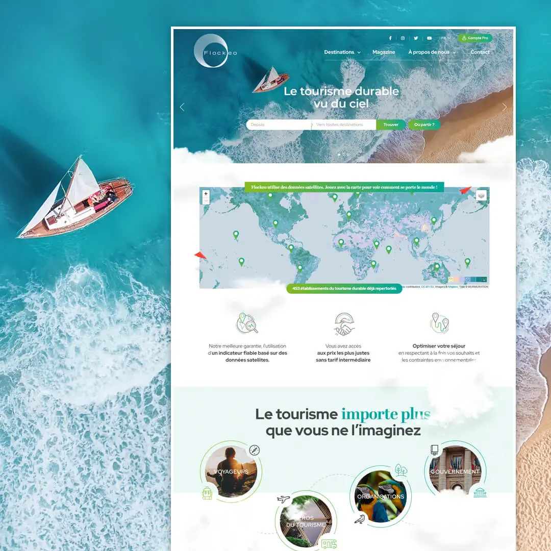 Création de site internet Flockeo