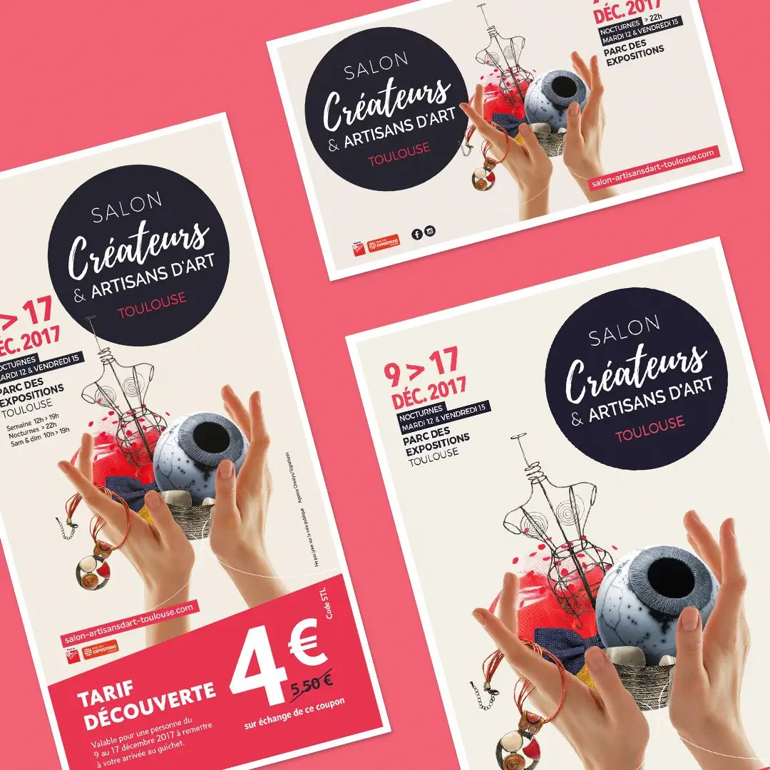Branding, Publicité Salon des créateurs et artisans d'art