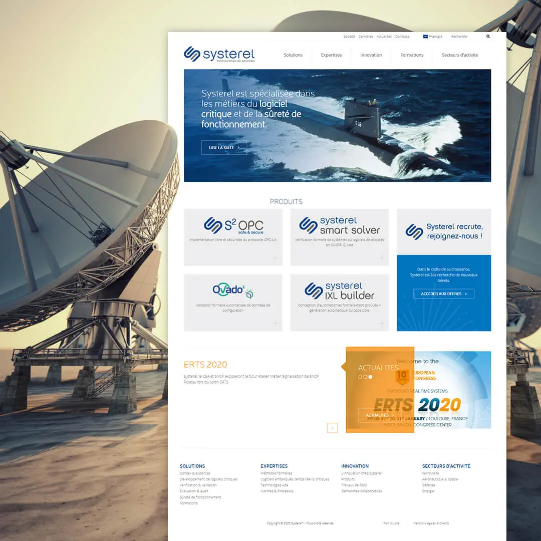 Création de site internet Systerel