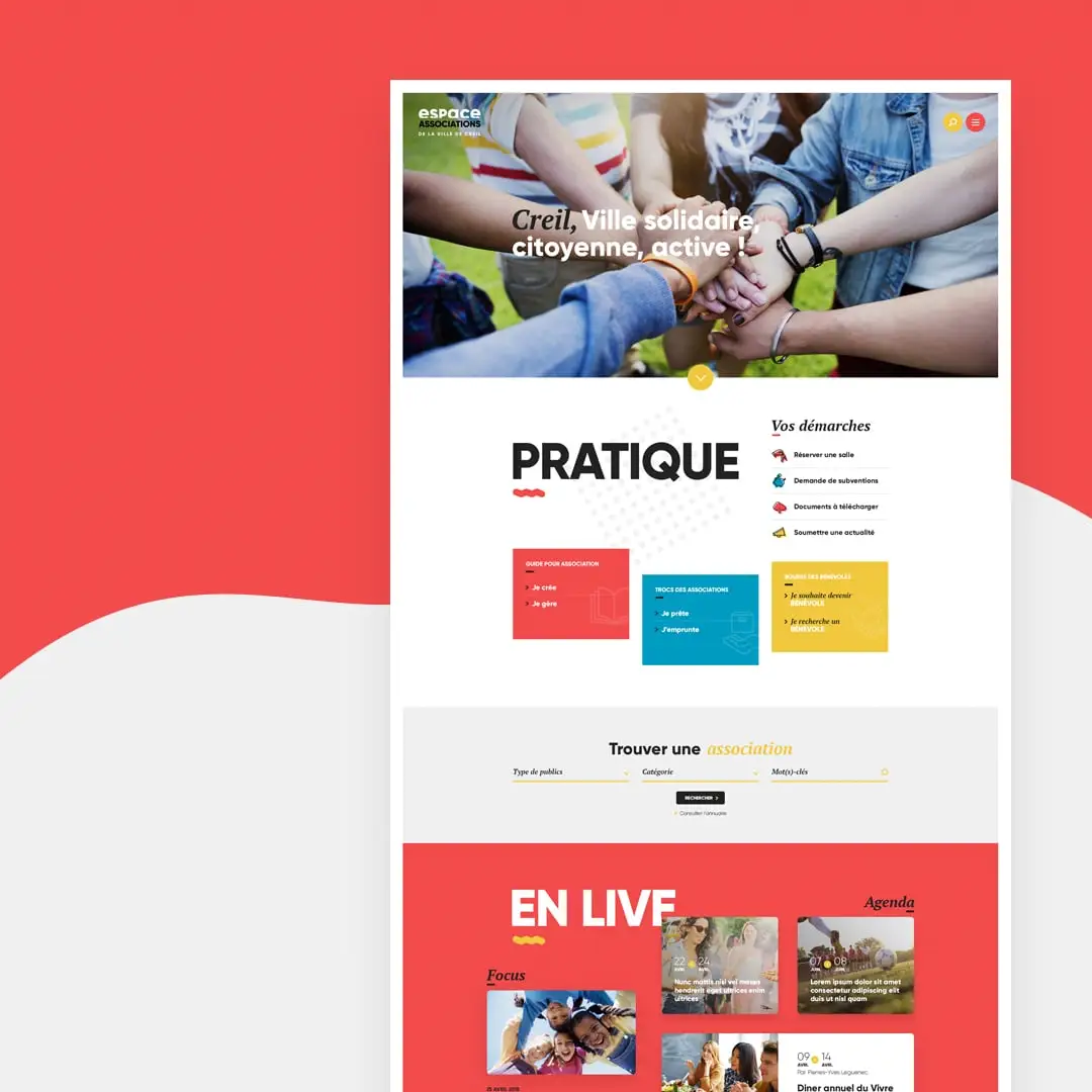 Création de site internet Ville de Creil