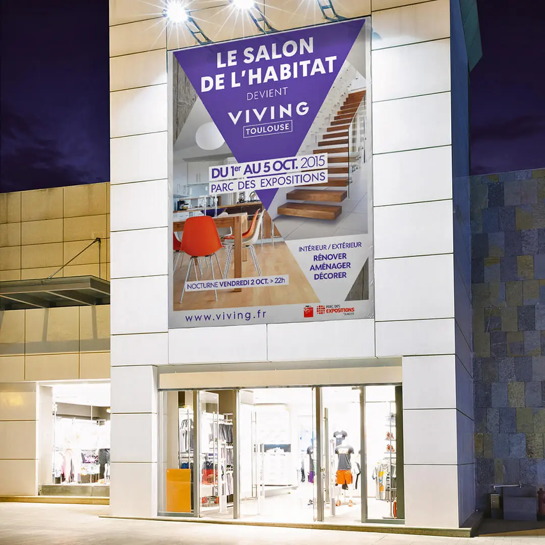 Branding Salon de l'Habitat - Viving