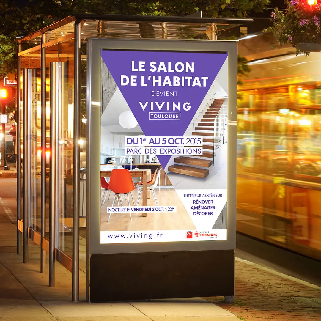 Branding Salon de l'Habitat - Viving