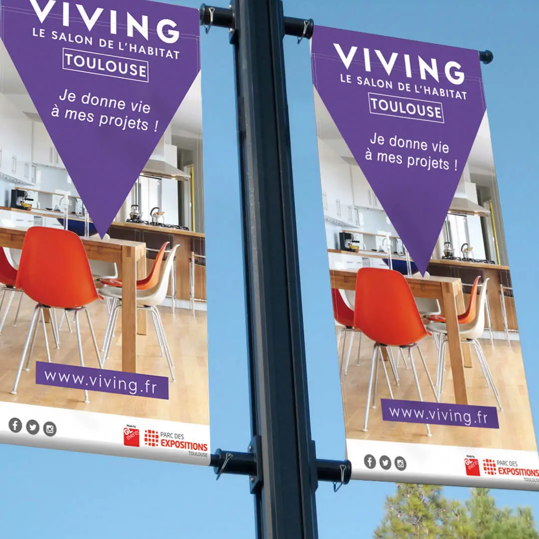 Branding Salon de l'Habitat - Viving