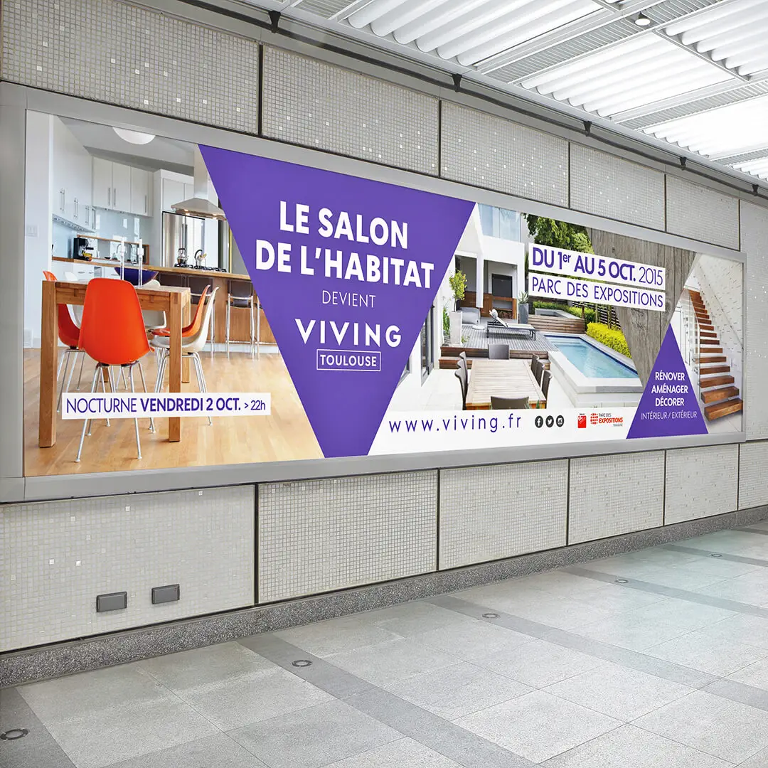 Branding Salon de l'Habitat - Viving