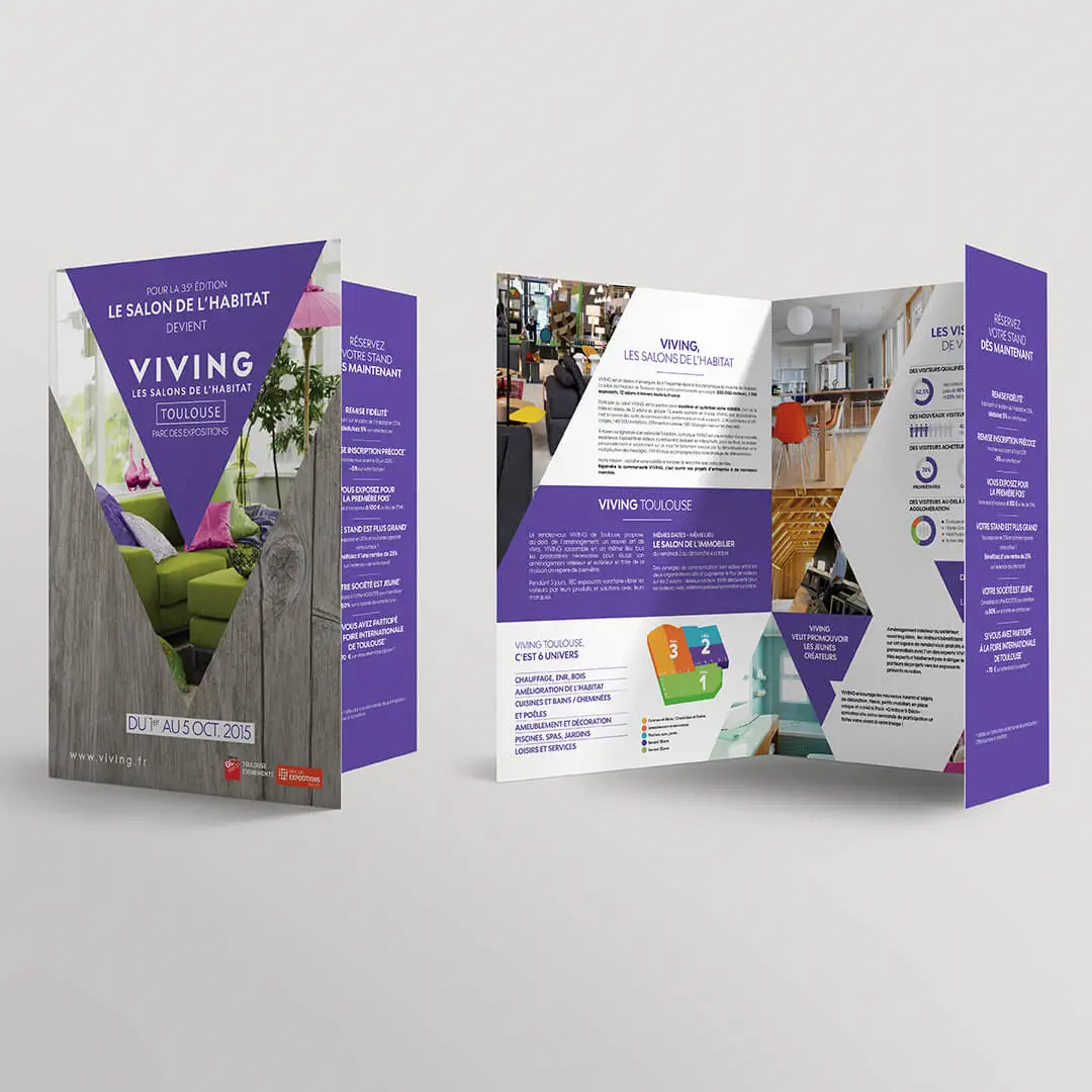 Branding Salon de l'Habitat - Viving