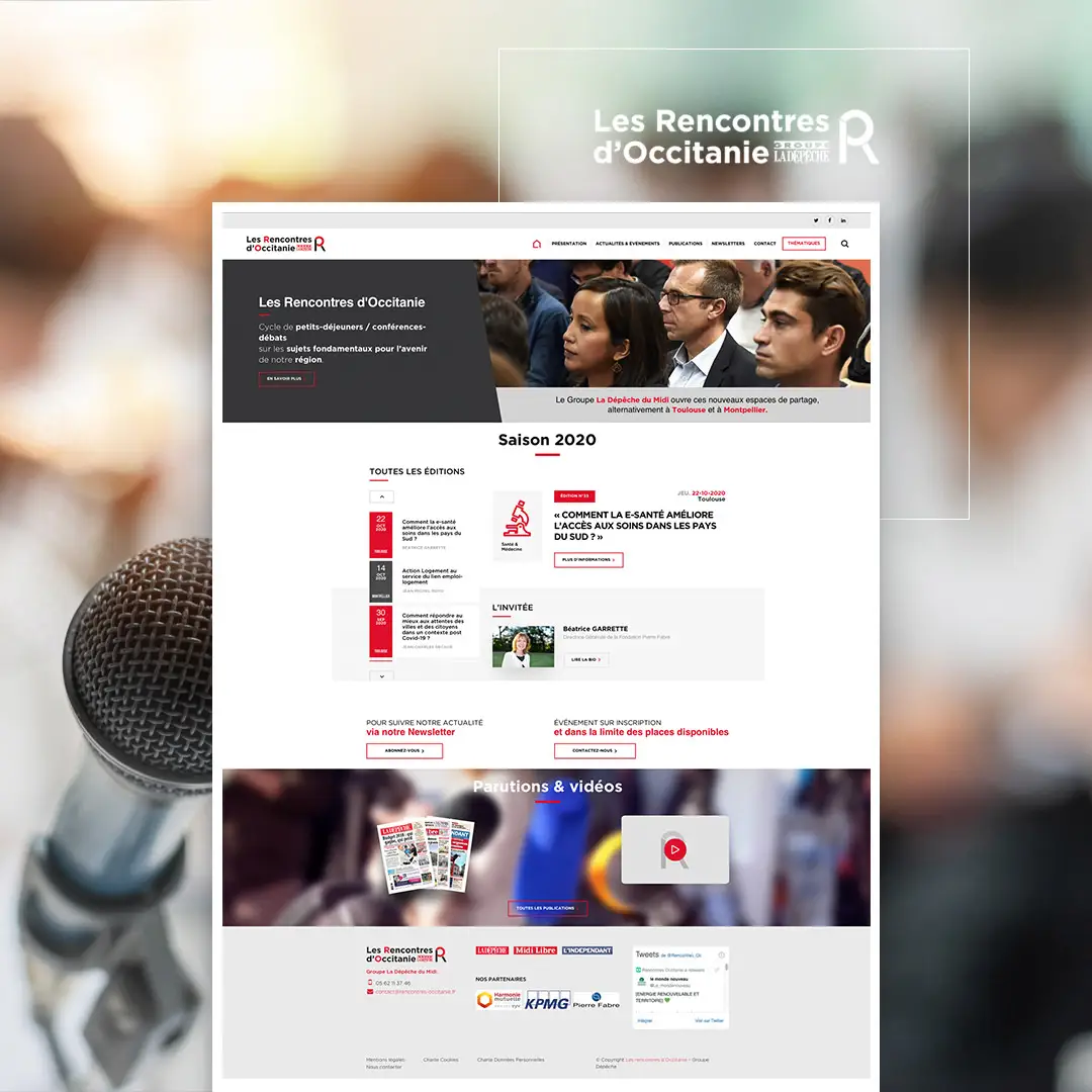Création de site internet Rencontres Occitanie