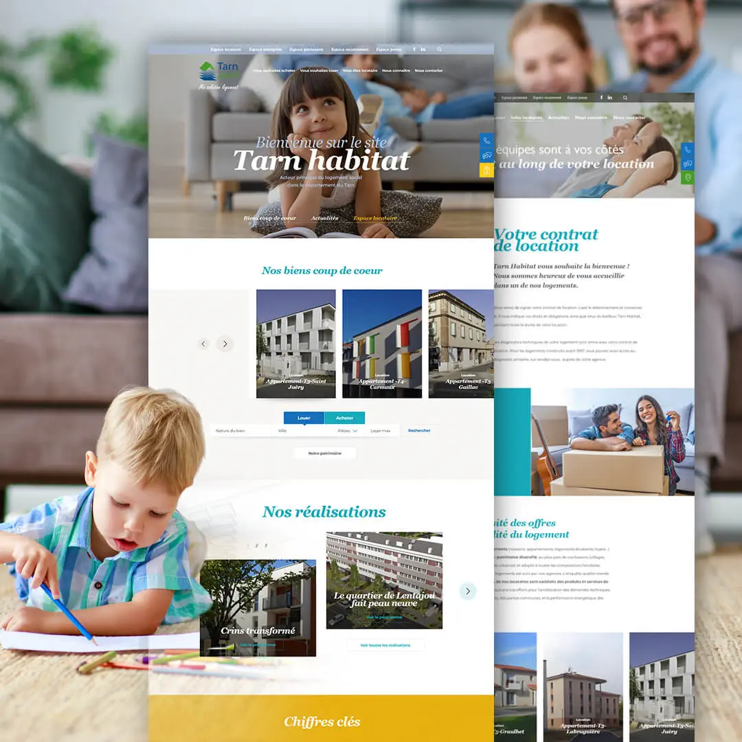 Création de site internet Tarn Habitat