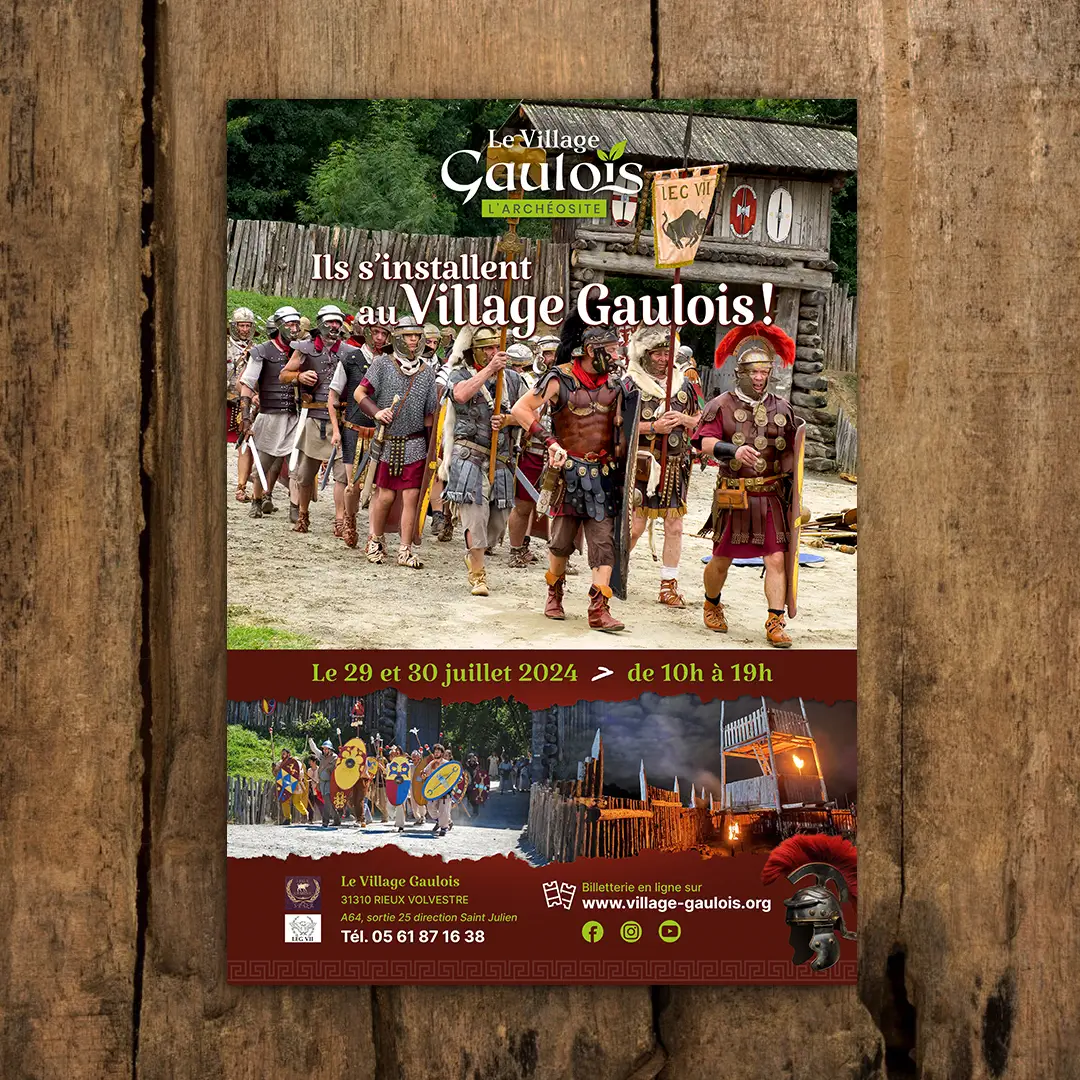 Création de site internet Village Gaulois